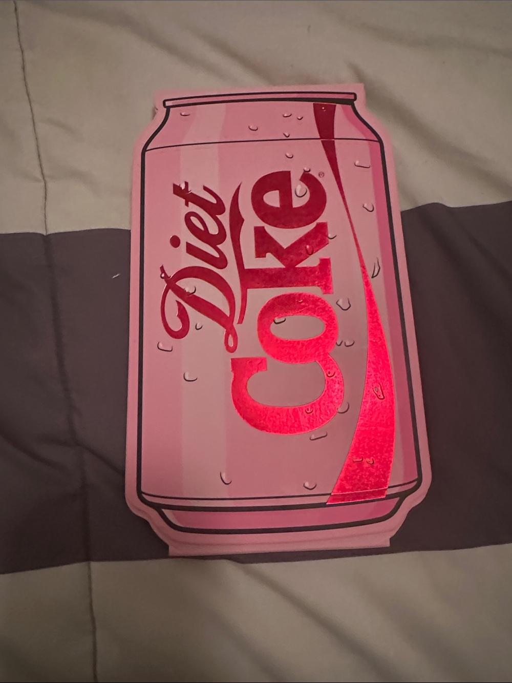 Coca Cola Pink Diet Can Stationary